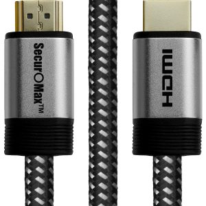 SecurOMax HDMI Cable with Braided Cord (15 Feet)