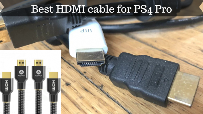ps4 pro stock hdmi cable